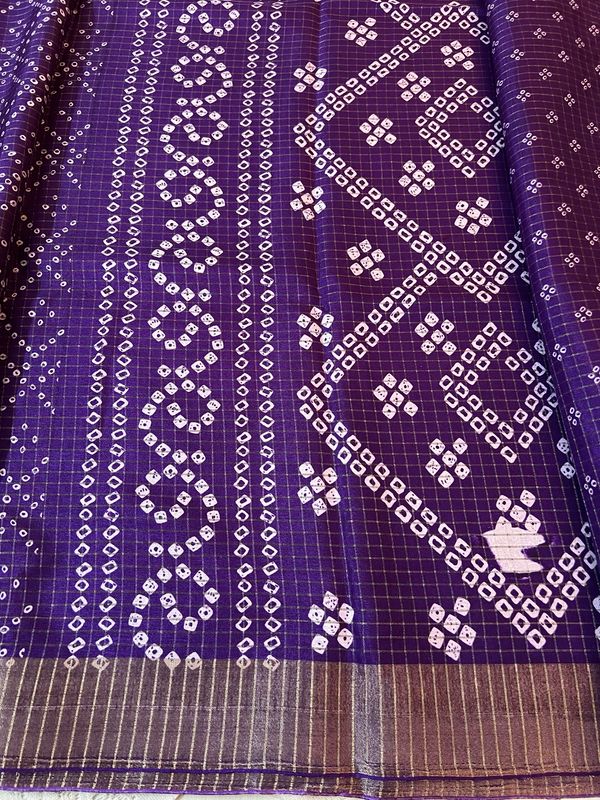 Bandhani Dola Silk Sarees