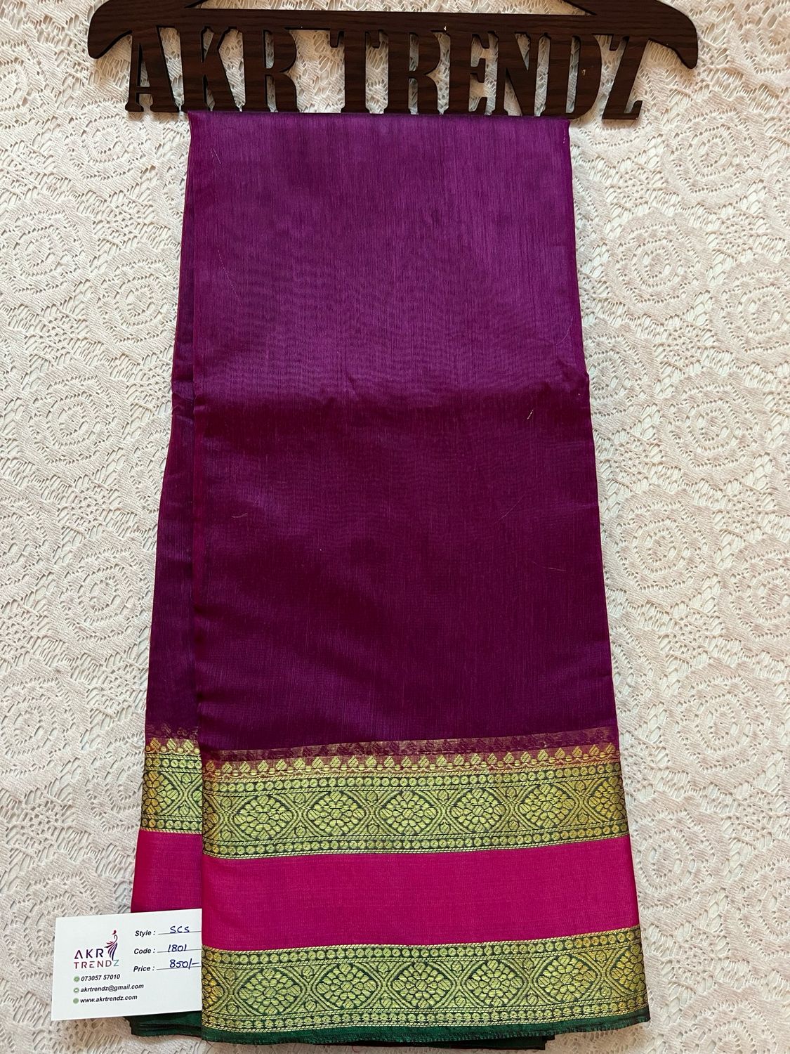 Silk Mix Chanderi Cotton Sarees