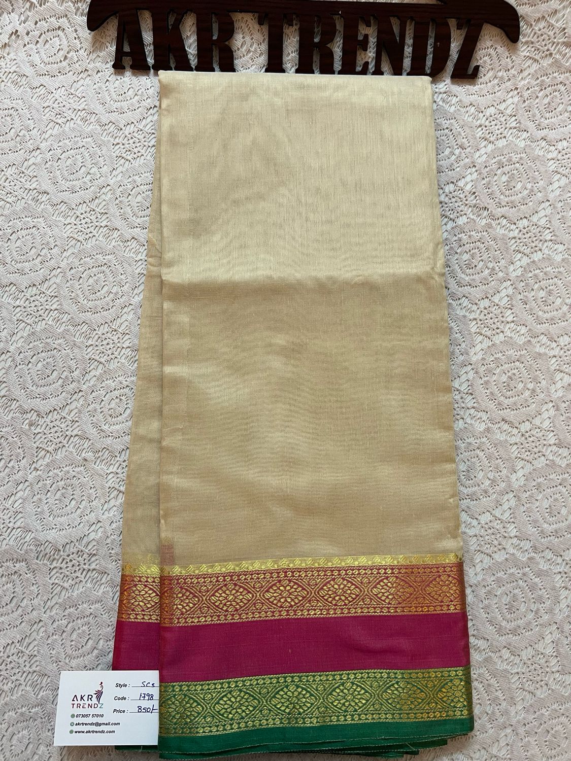 Silk Mix Chanderi Cotton Sarees