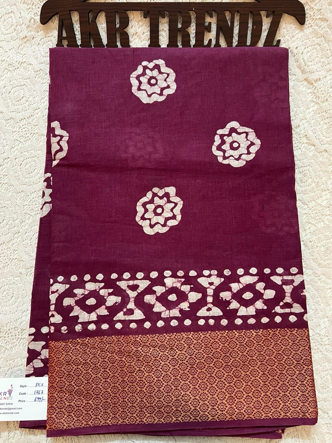 Batik Pure Cotton Sarees