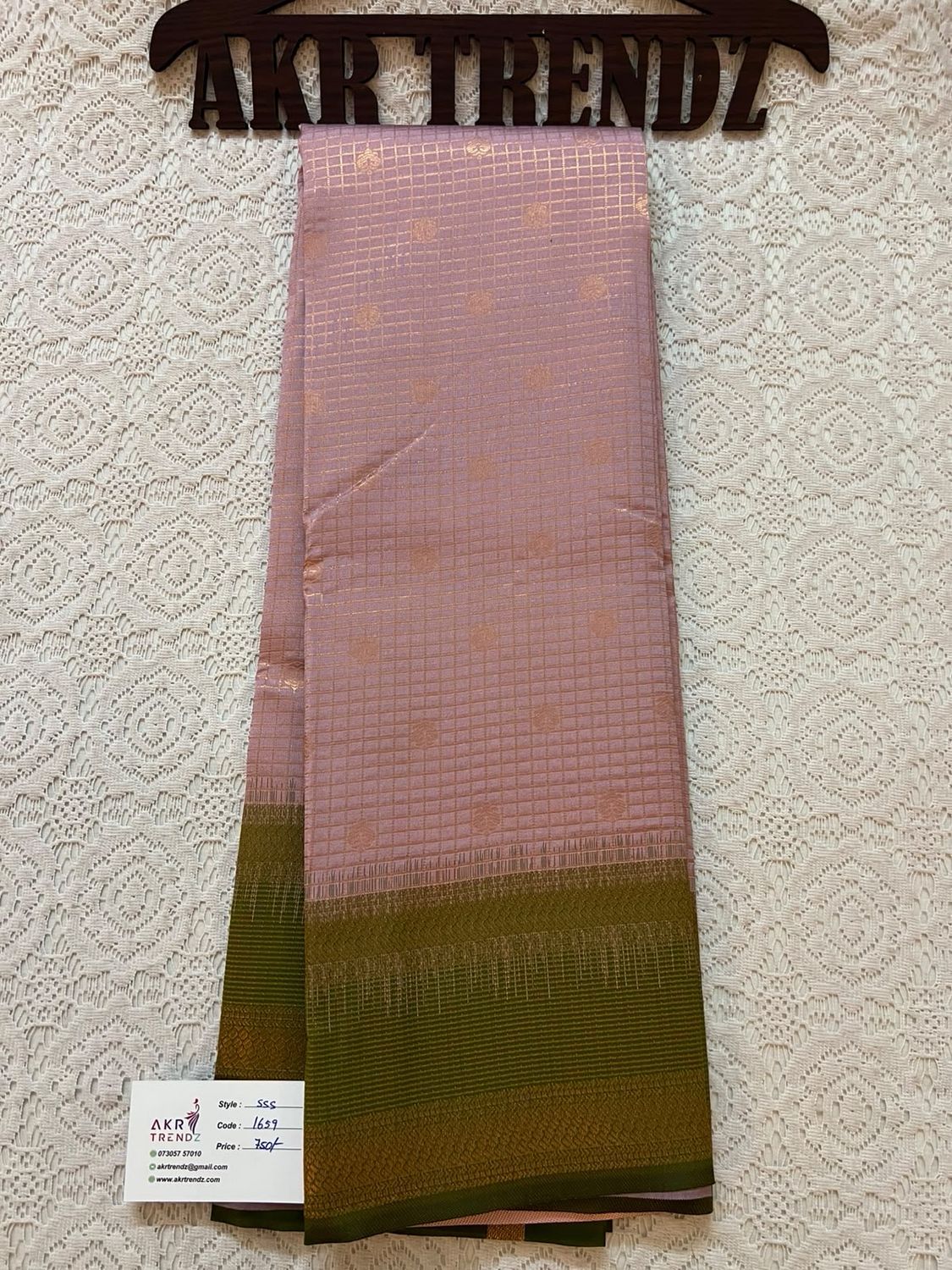 Kanchi Style Semi Silk Sarees