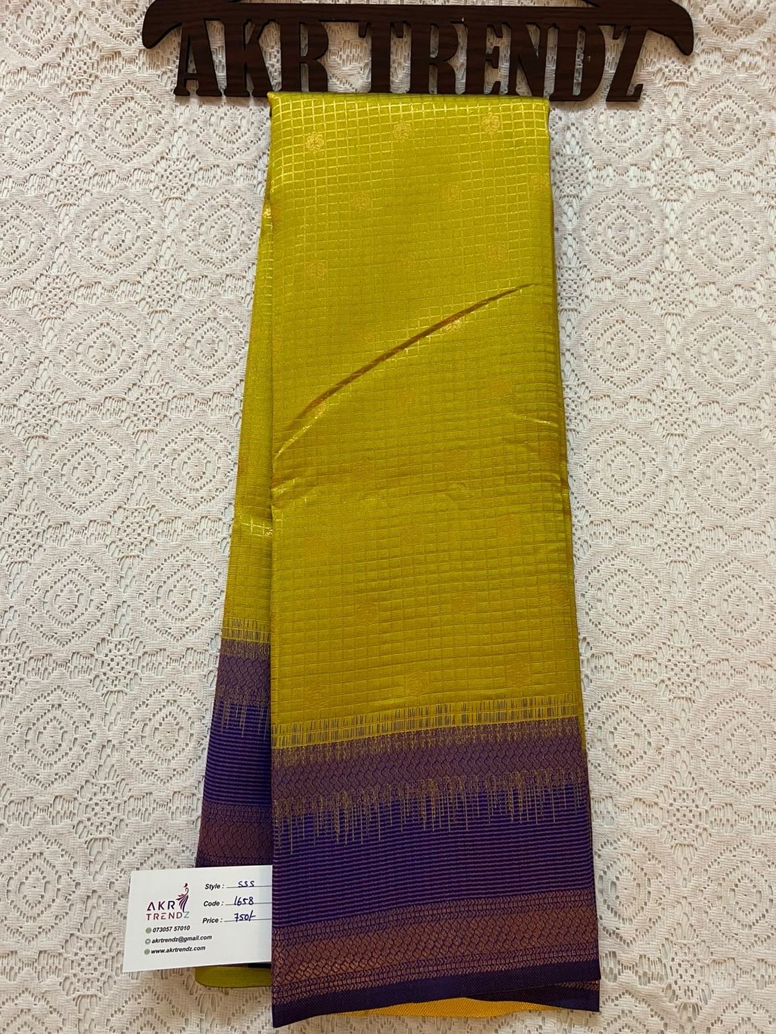 Kanchi Style Semi Silk Sarees