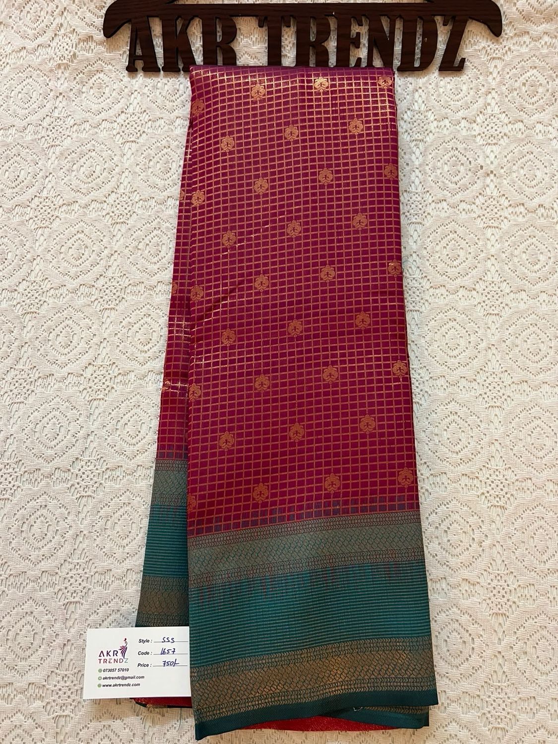Kanchi Style Semi Silk Sarees