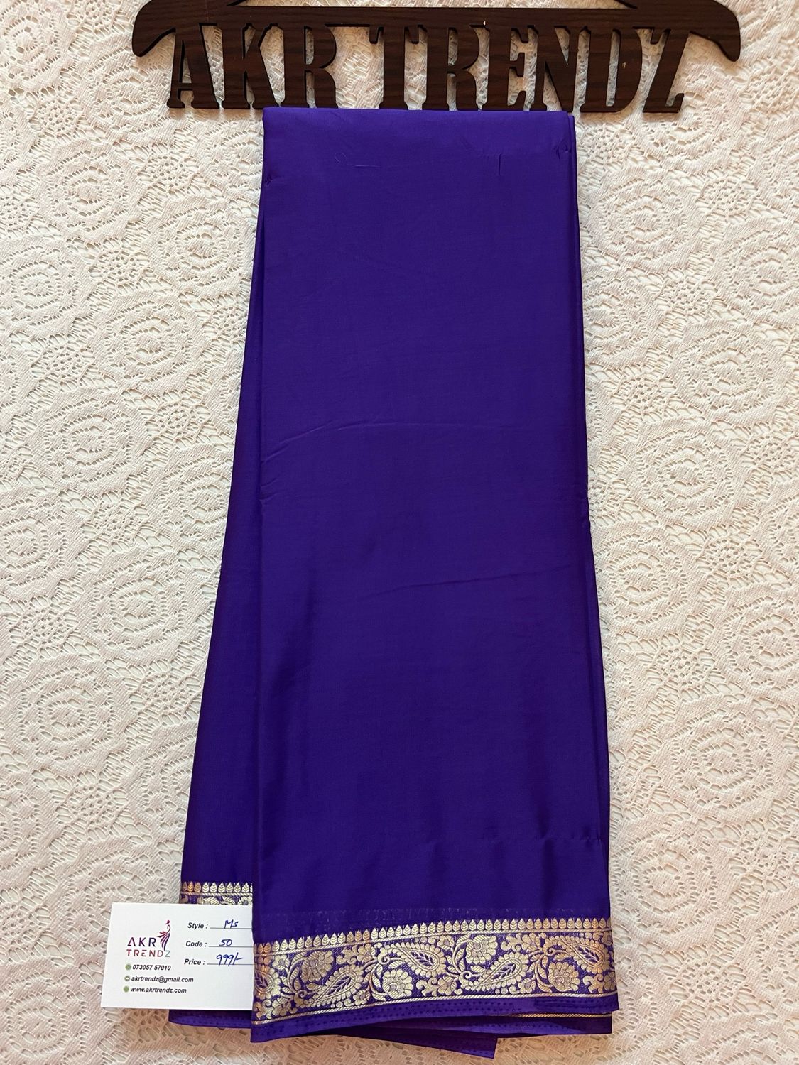 Mysore Crape Silk Sarees