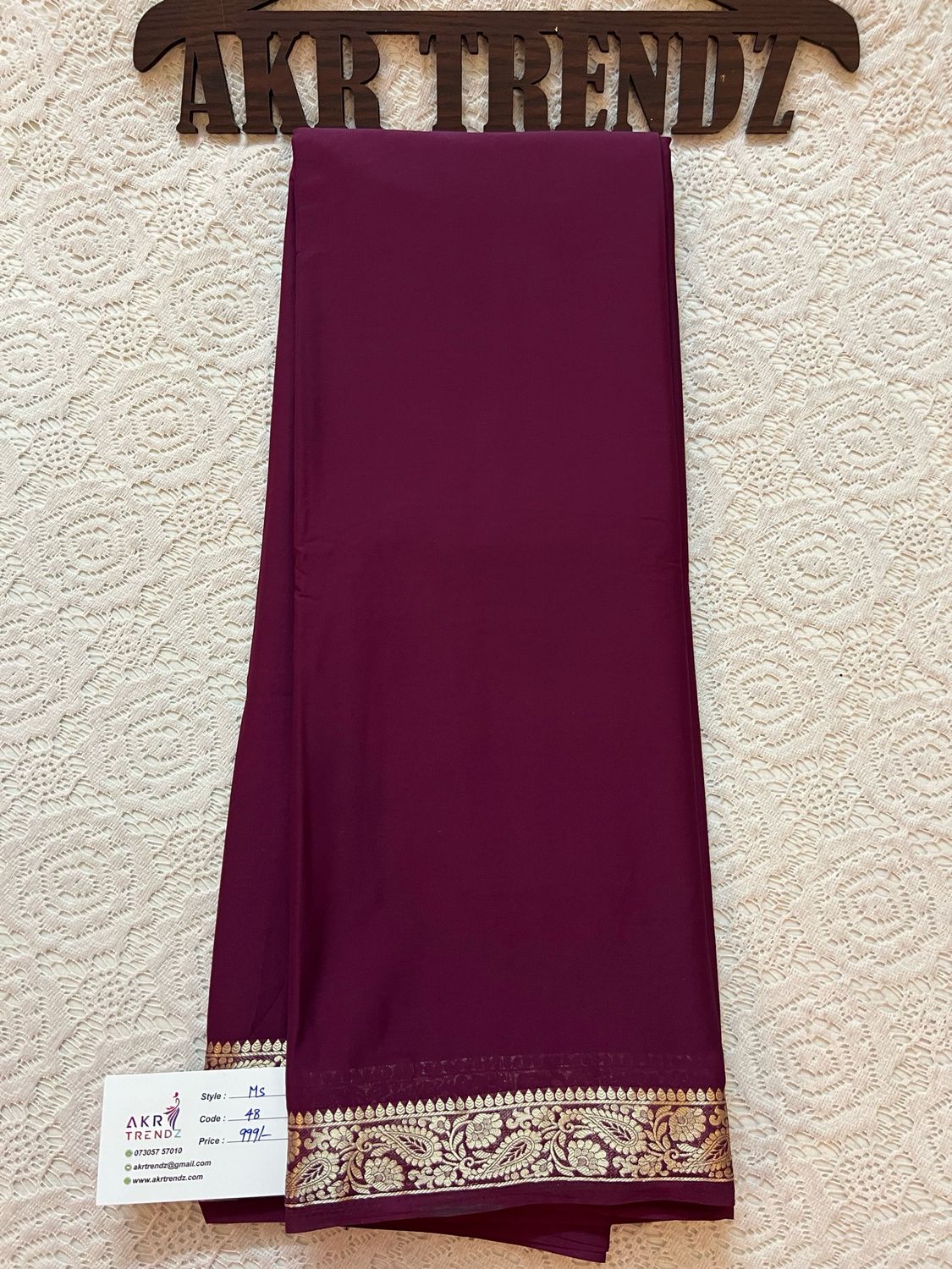 Mysore Crape Silk Sarees