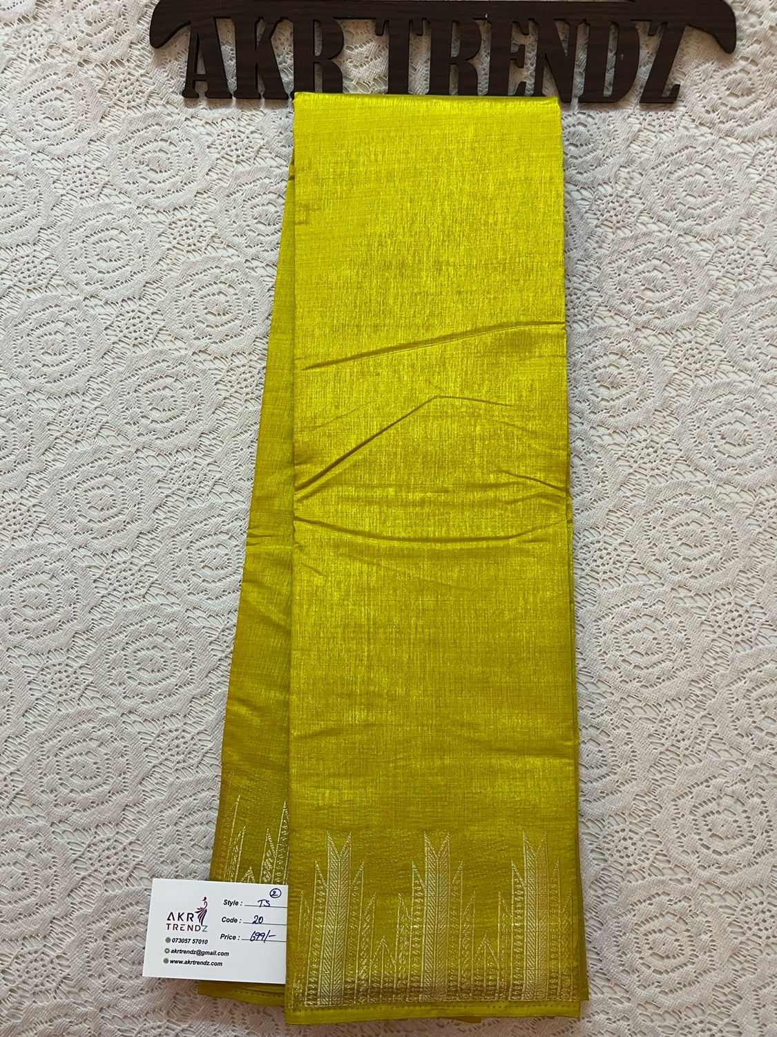 Temple Border Tussar Silk Sarees