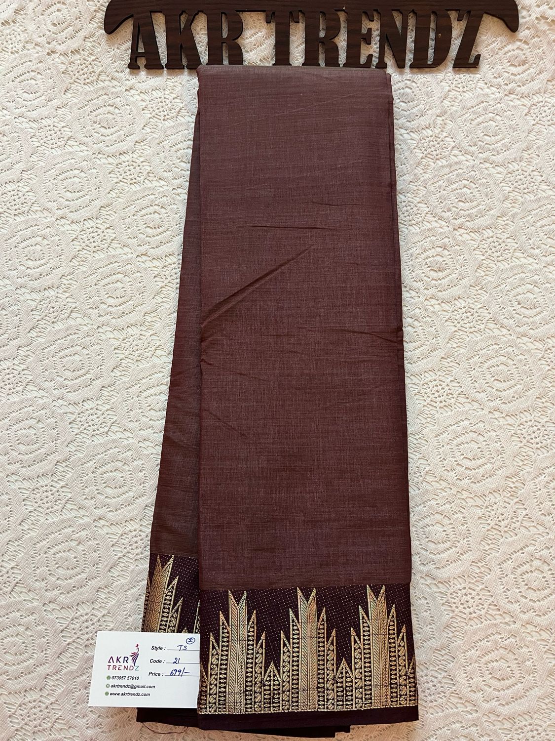 Temple Border Tussar Silk Sarees