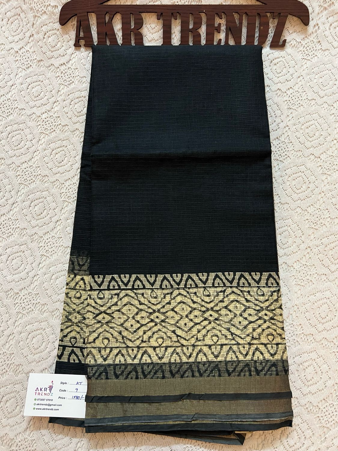 Hand Block Kota Doria Sarees