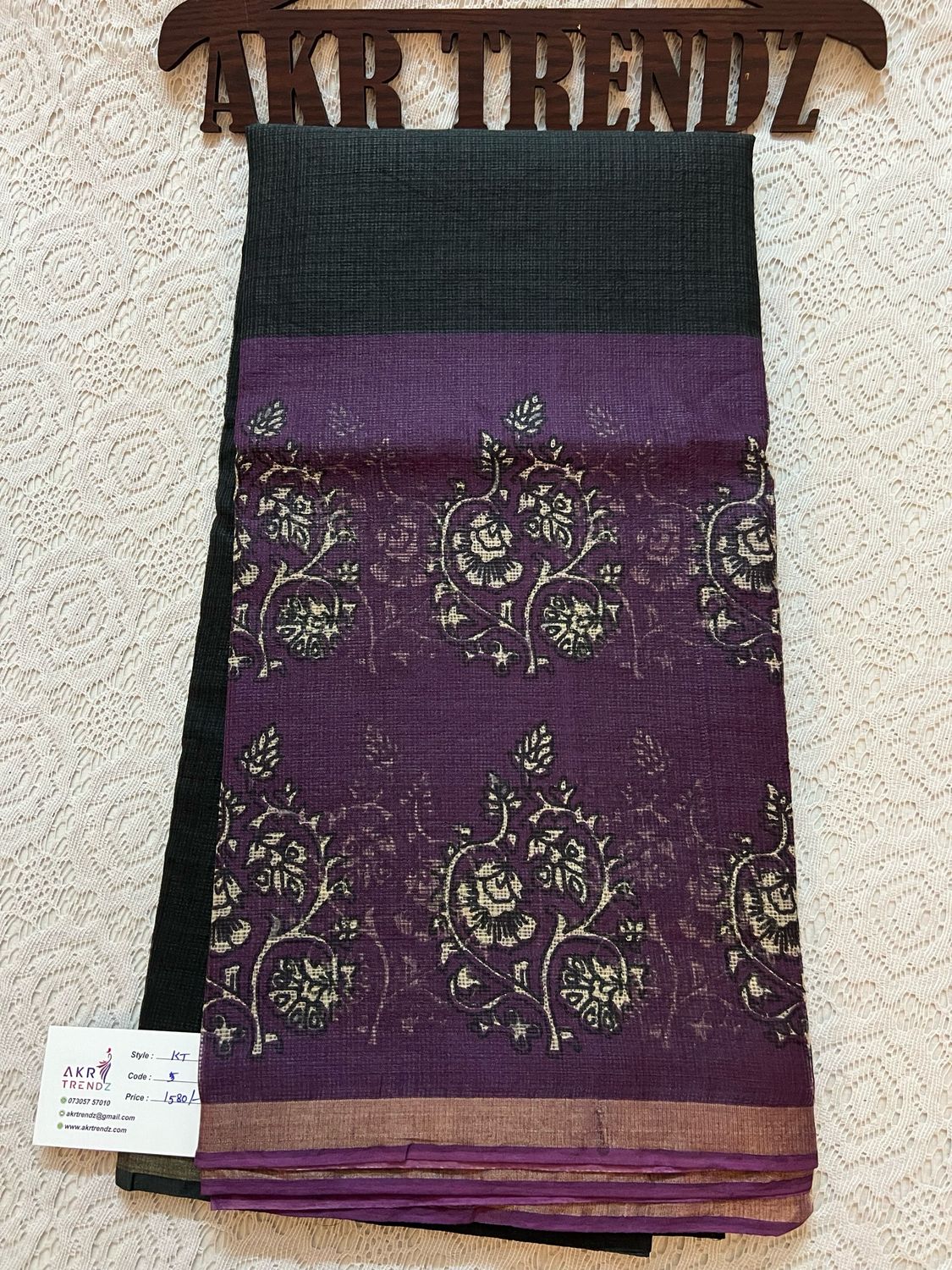 Hand Block Kota Doria Sarees