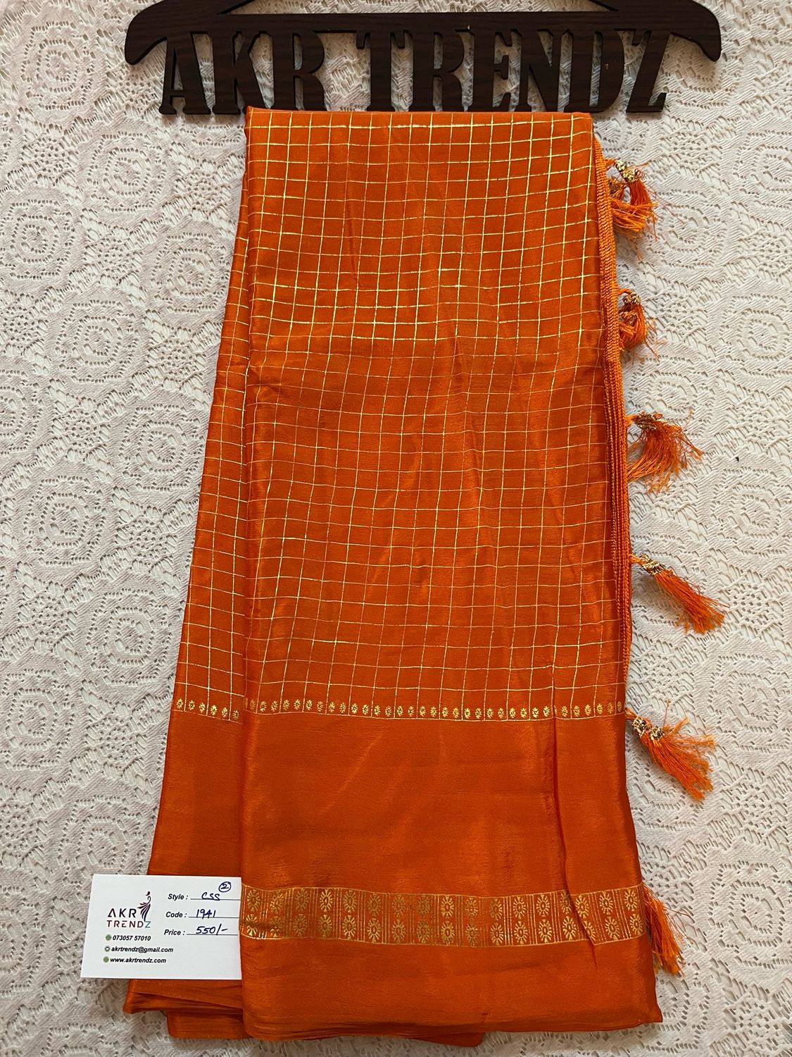 Crackle Soft Silk Sarees