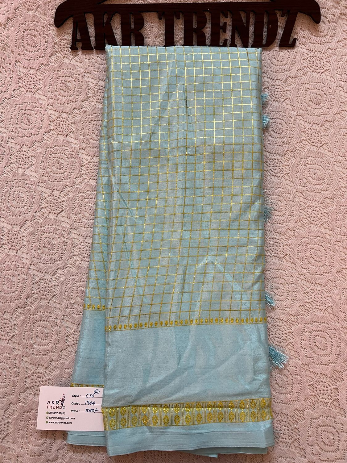 Crackle Soft Silk Sarees