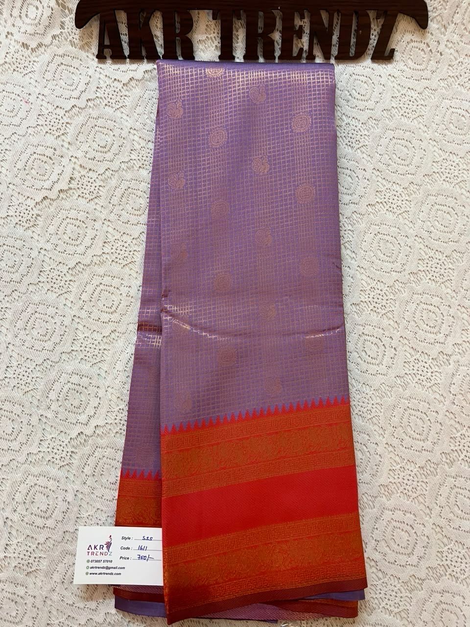 Kanchi Style Semi Silk Sarees