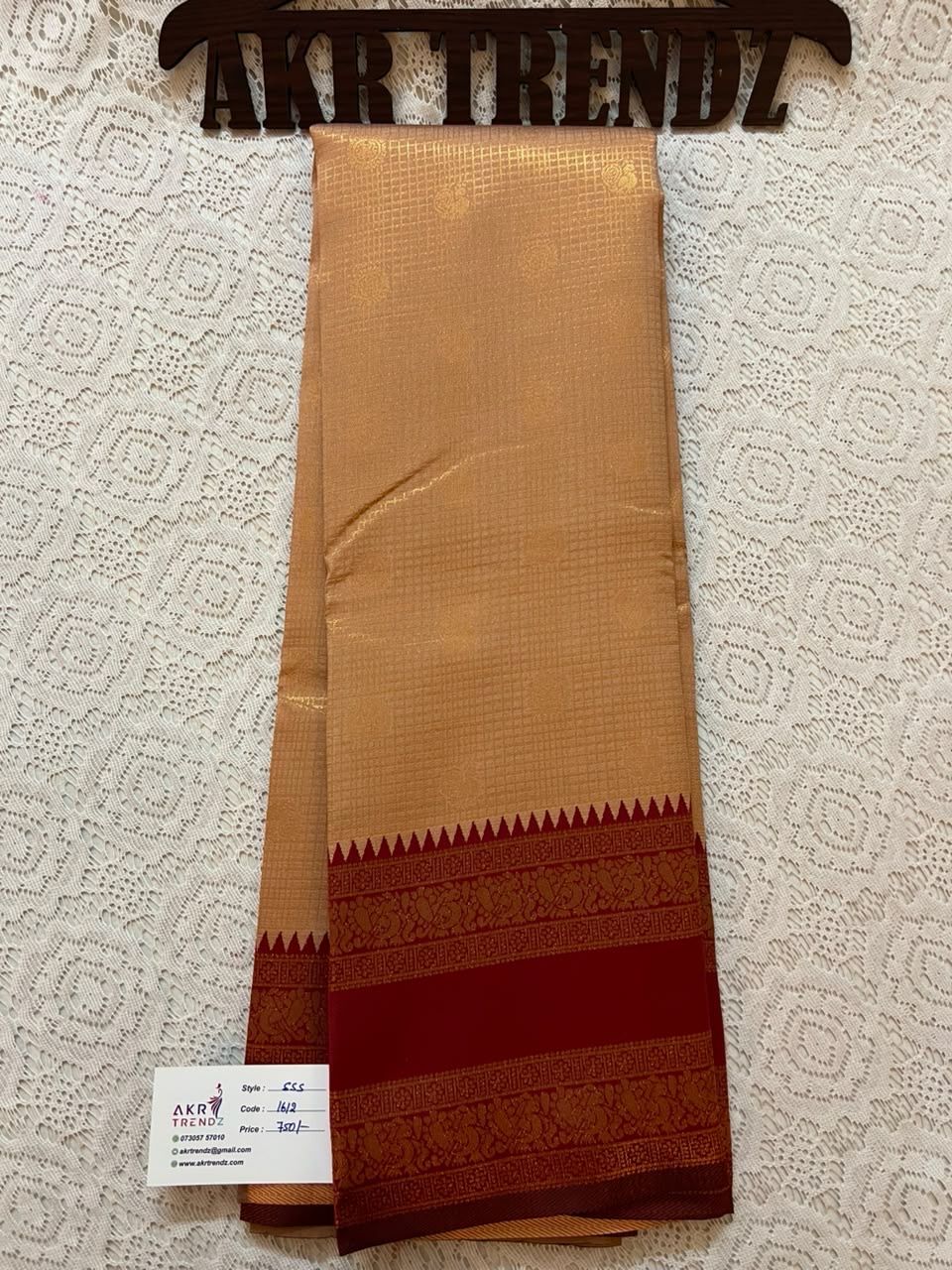 Kanchi Style Semi Silk Sarees