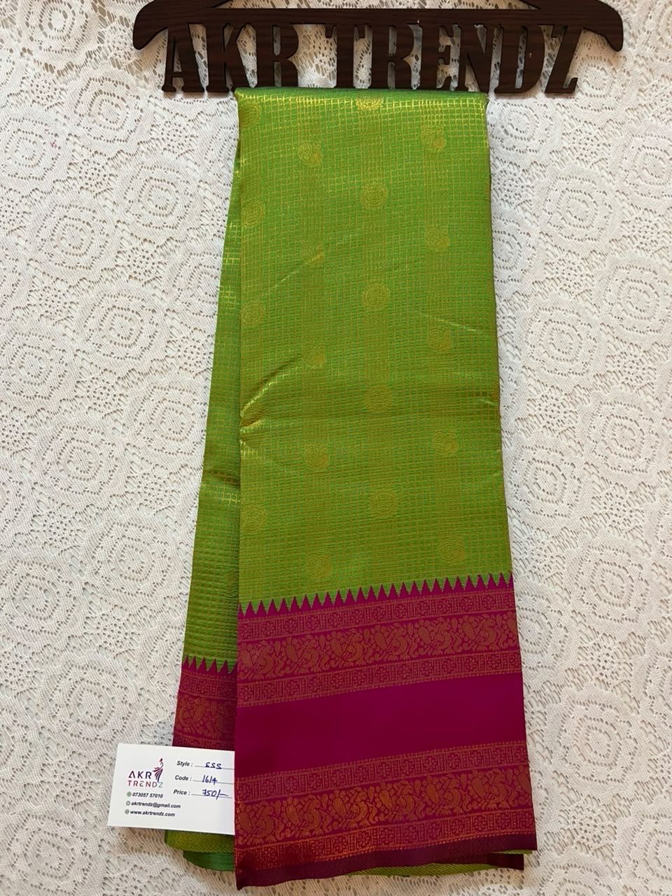 Kanchi Style Semi Silk Sarees