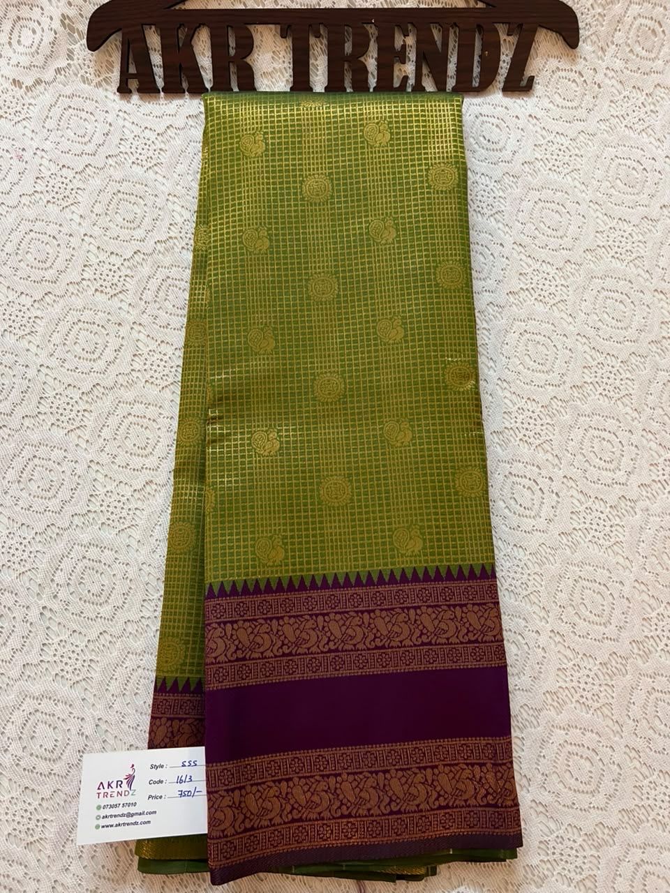 Kanchi Style Semi Silk Sarees