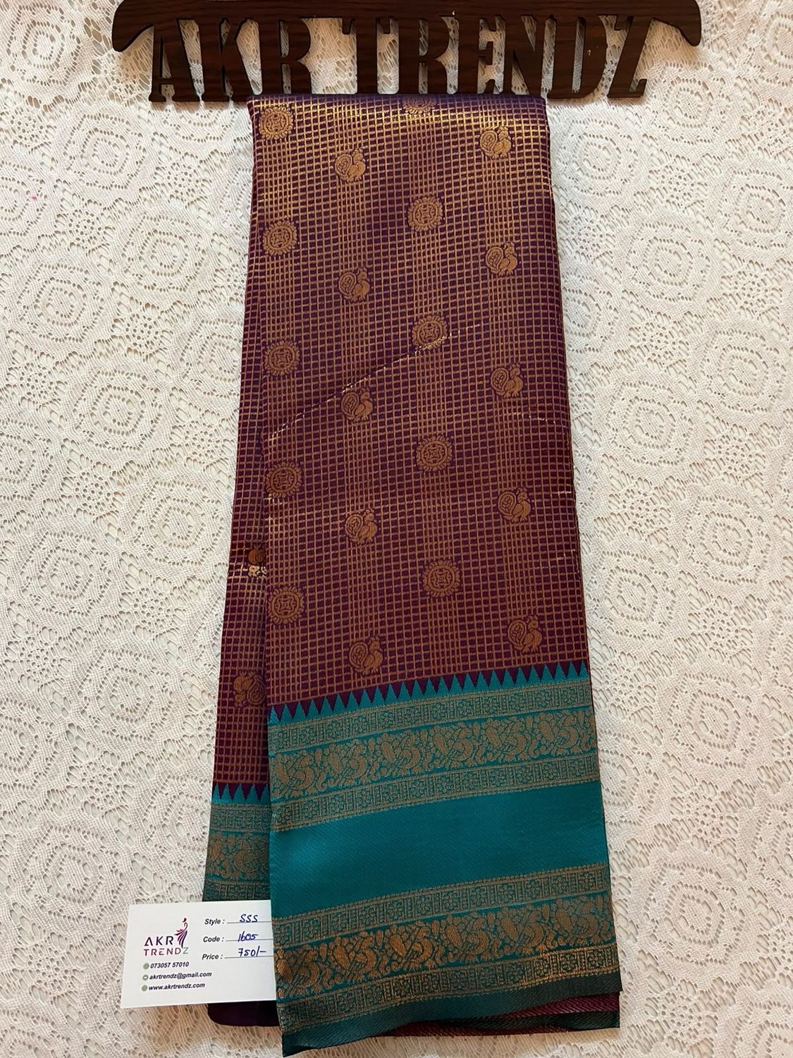 Kanchi Style Semi Silk Sarees
