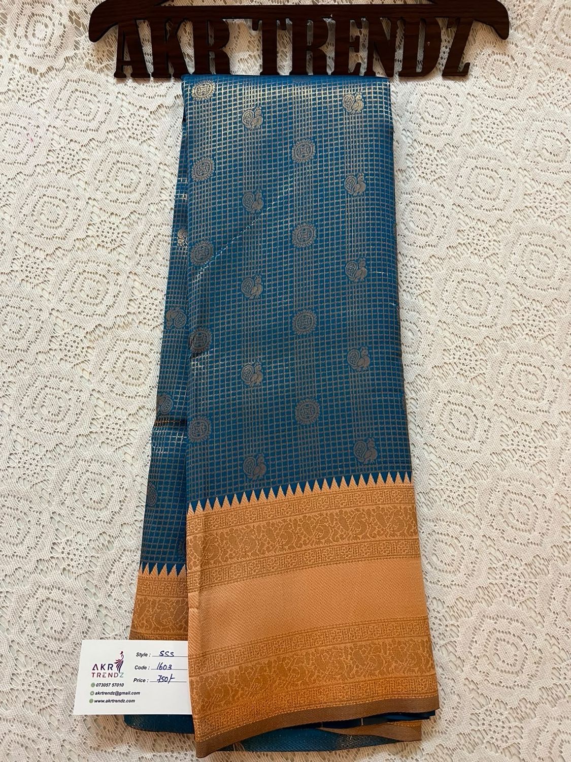 Kanchi Style Semi Silk Sarees
