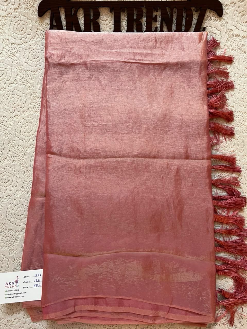 Fancy Crushed Chiffon Sarees