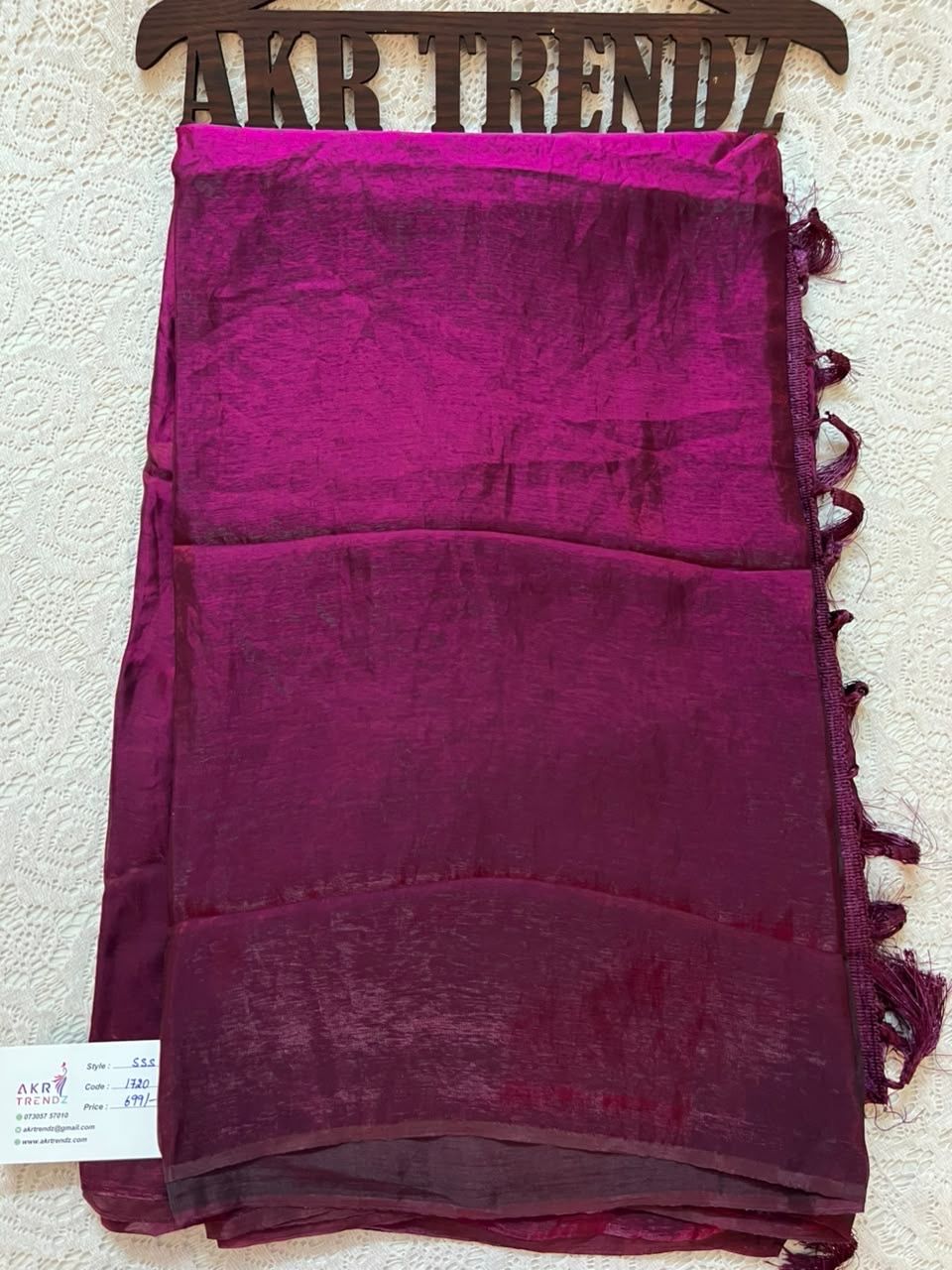 Fancy Crushed Chiffon Sarees