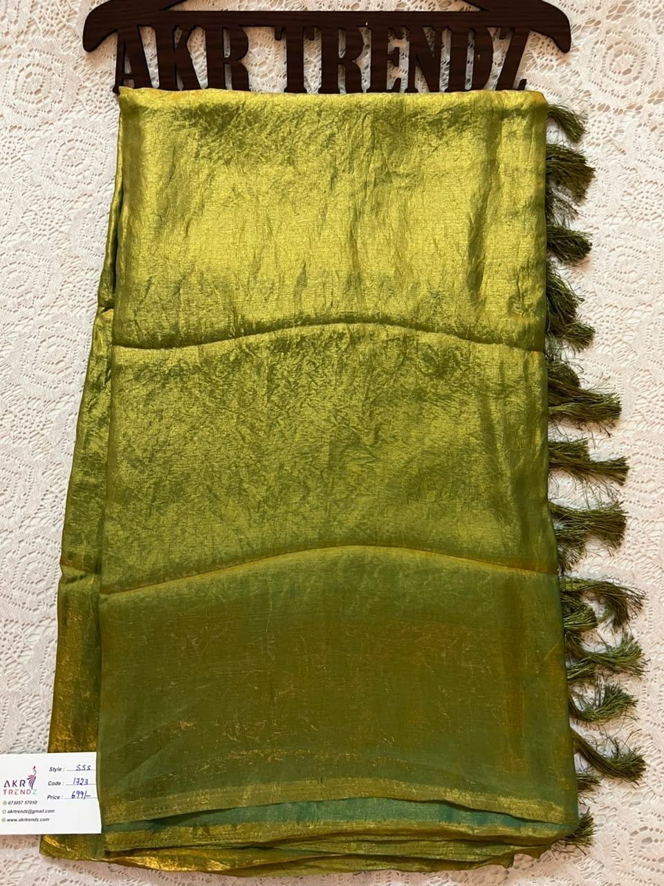 Fancy Crushed Chiffon Sarees