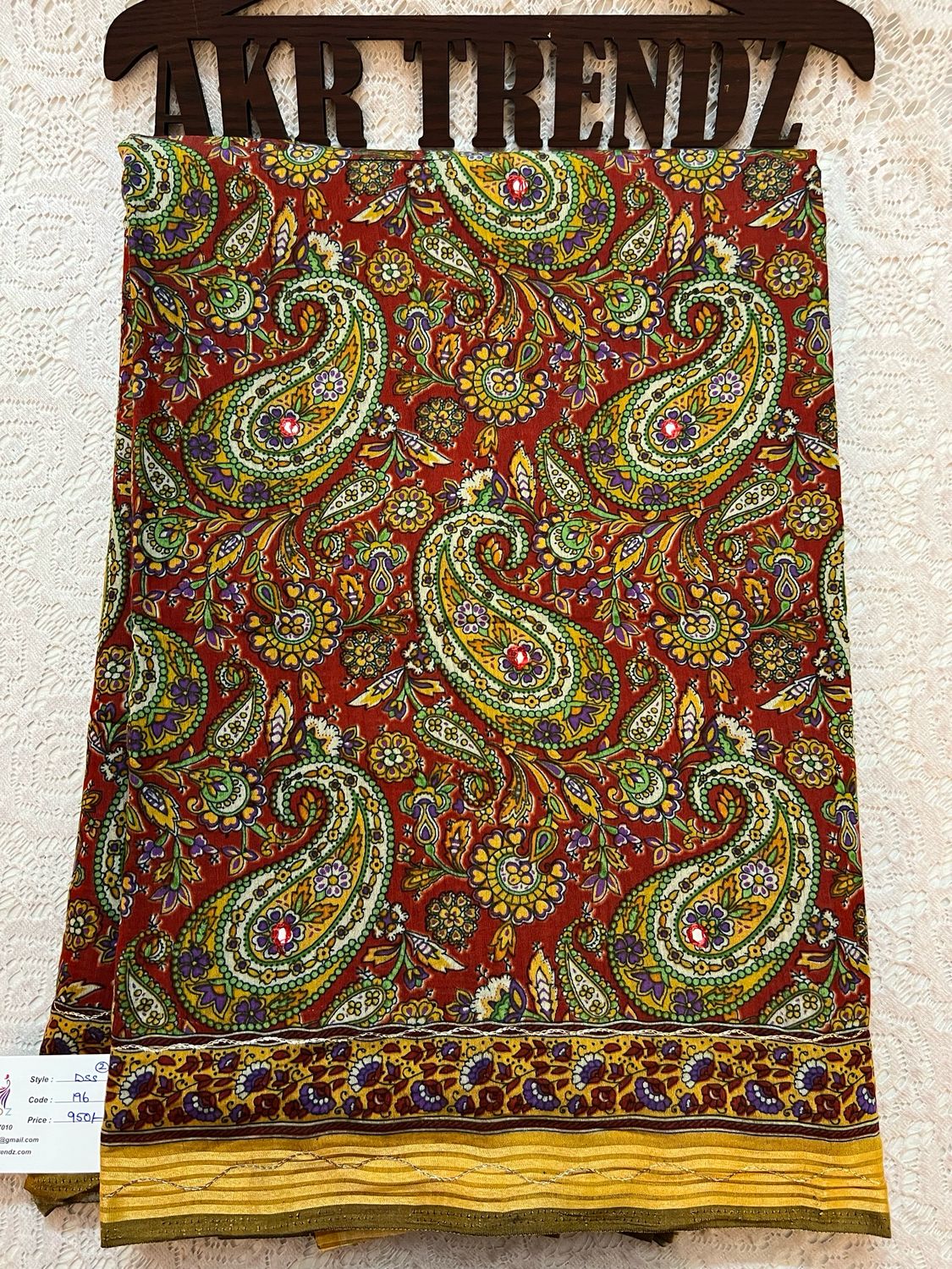 Embroidered Soft Cotton Sarees