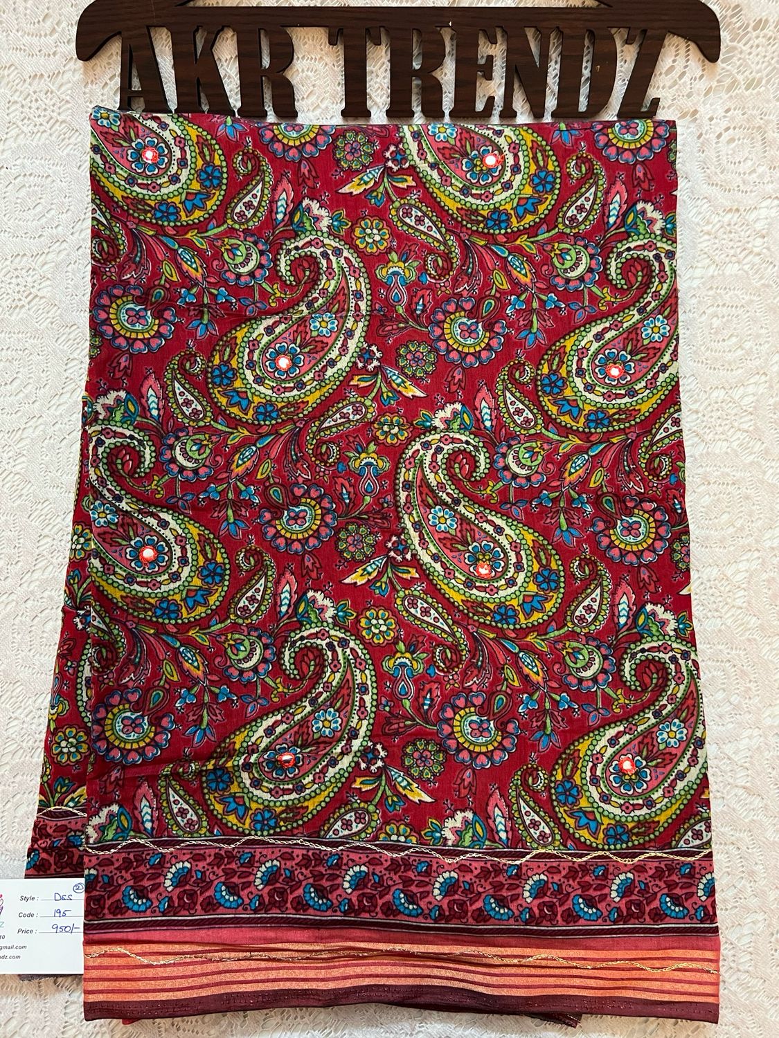 Embroidered Soft Cotton Sarees