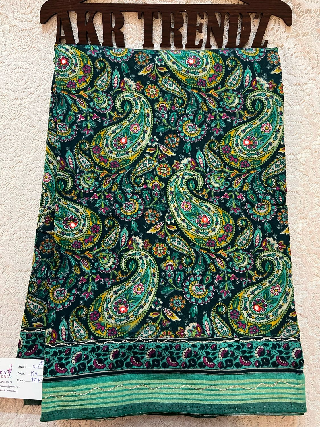 Embroidered Soft Cotton Sarees