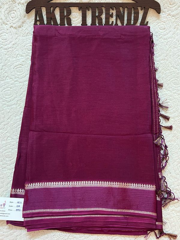 Fancy Chinnon Soft Silk Sarees