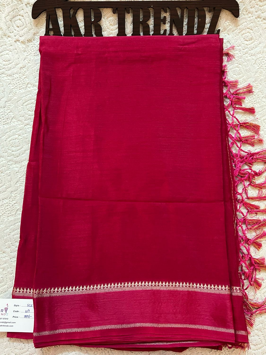 Fancy Chinnon Soft Silk Sarees