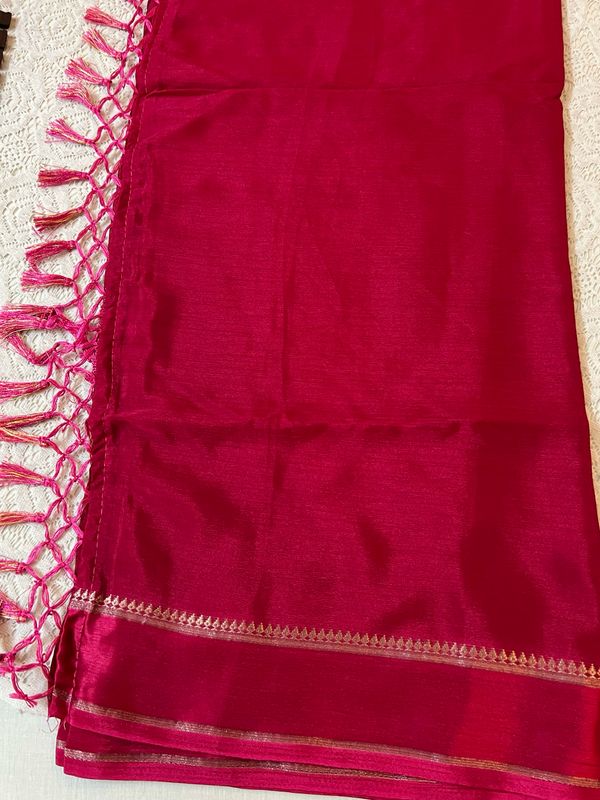 Fancy Chinnon Soft Silk Sarees