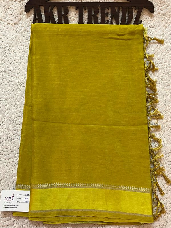 Fancy Chinnon Soft Silk Sarees