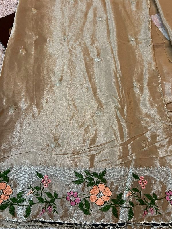 Embroidered silk Georgette Sarees
