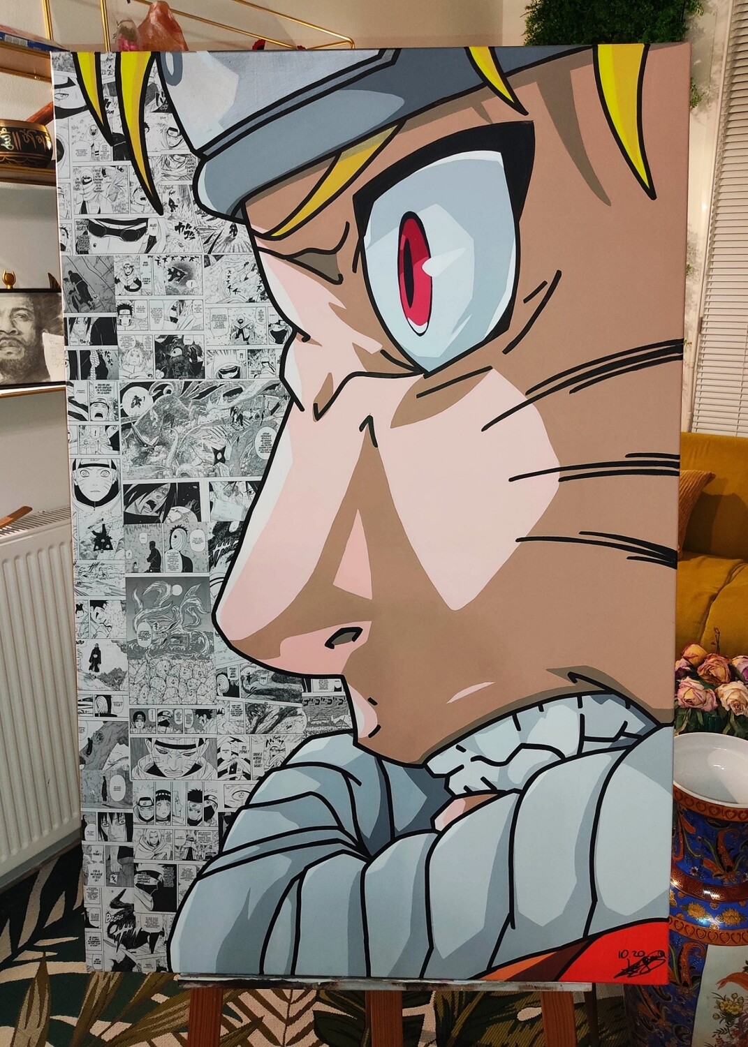 NARUTO ( PEINTURE ACRYLIQUE)