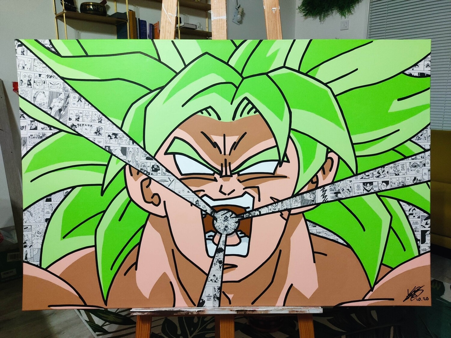 BROLY (PEINTURE ACRYLIQUE)