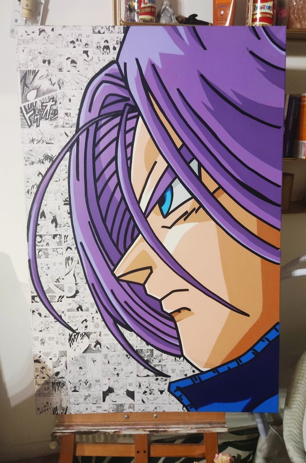 TRUNKS DU FUTUR (PEINTURE ACRYLIQUE)