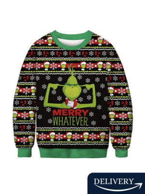 Ugly Sweater de Navidad - Merry Whatever