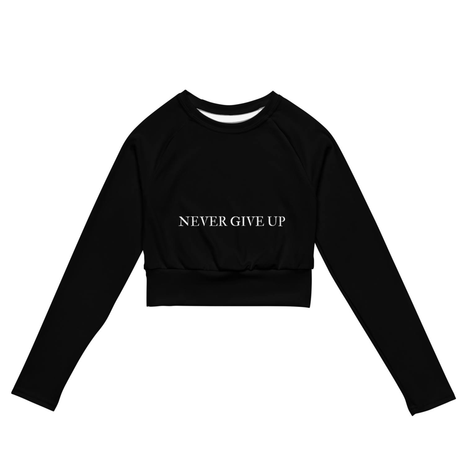 Manga Larga Crop - Never Give Up