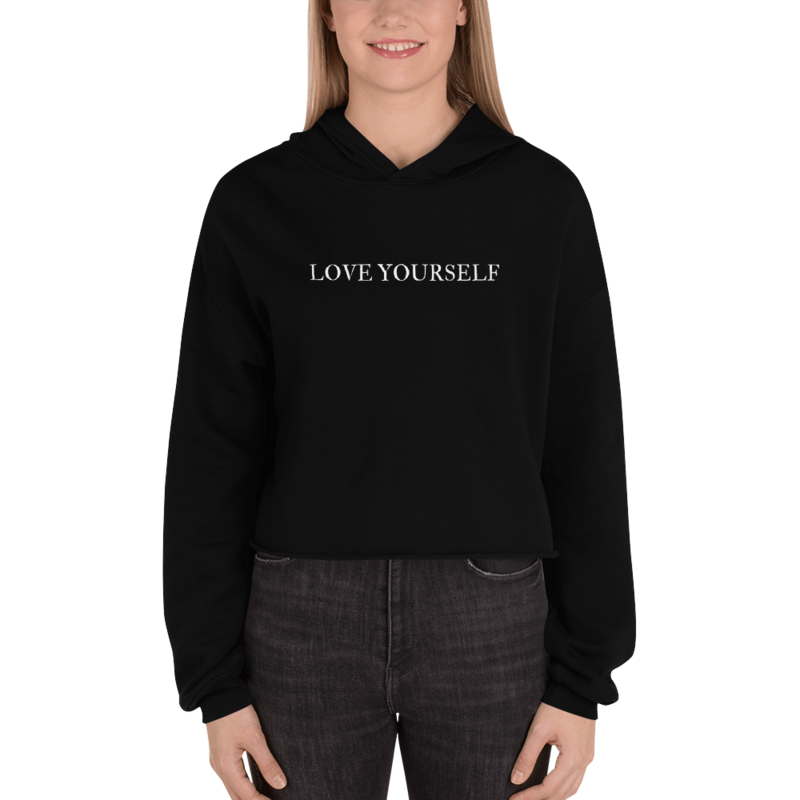 Sudadera Crop - Love Yourself