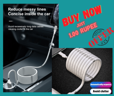 Magical Auto Organized Super magnetic Charger Cable 2021