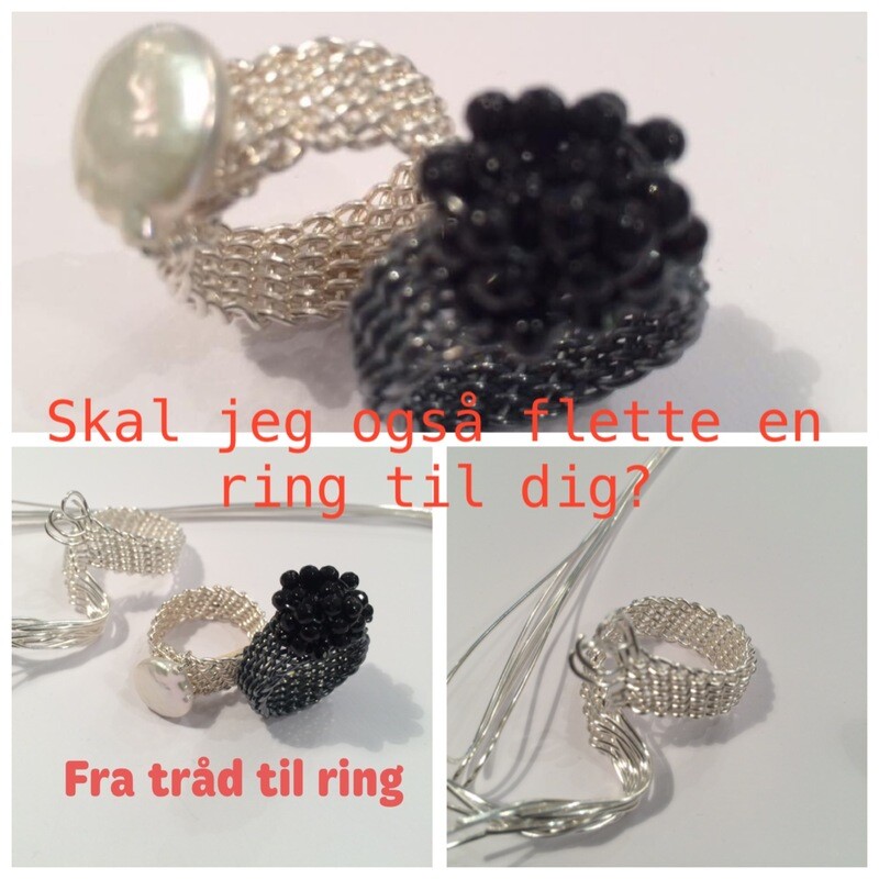 Skal jeg også flette/væve en unika ring til dig? Fra