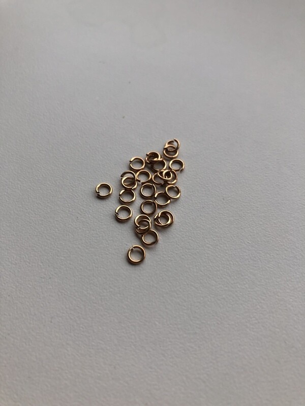 Øskner/ringe 0,8x2,8 mm bronze