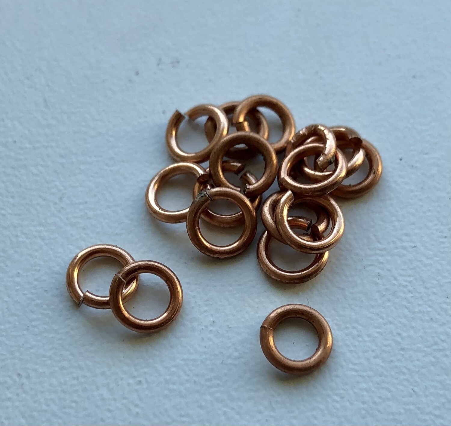 Øskner /ringe 1,2x4 mm Kobber