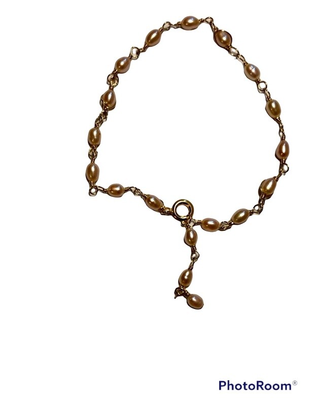 Materialesæt til viklet perle armbånd. fra