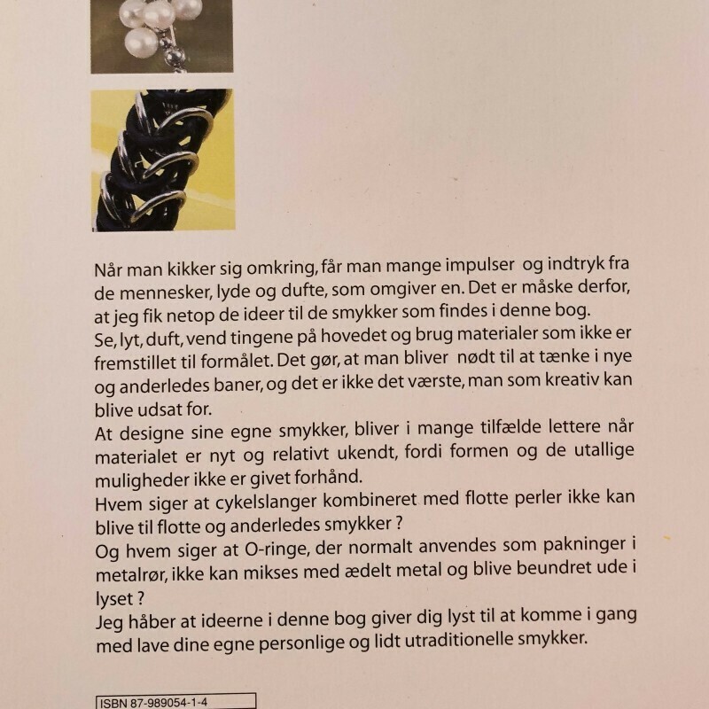 Bog. Smykker i sølv og gummi. 33 sider. Irene From Petersen