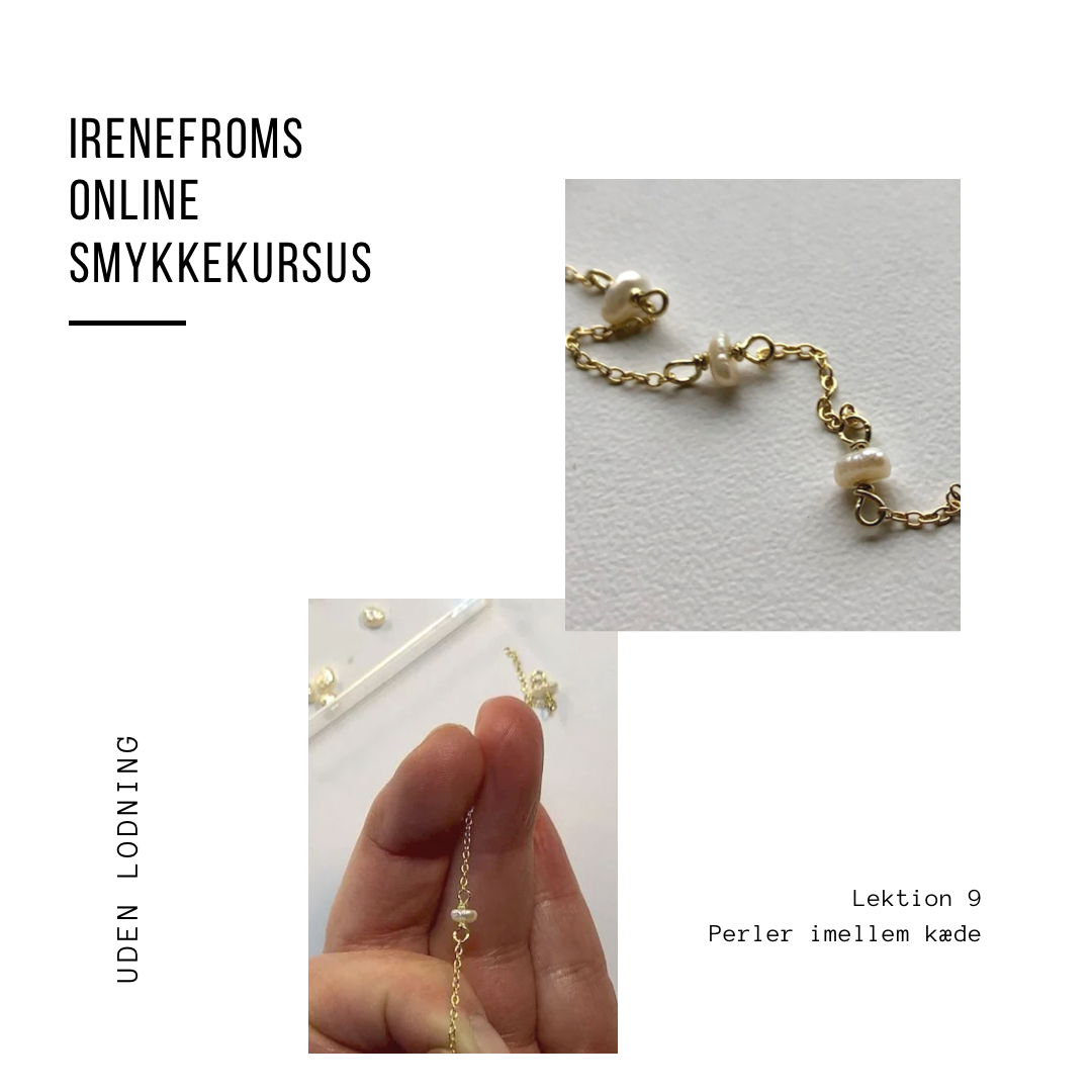 DIY. Perler imellem kædestykker. Videoer