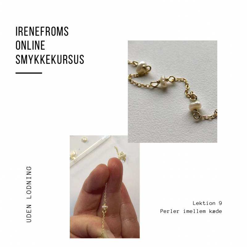 DIY. Perler imellem kædestykker. Videoer