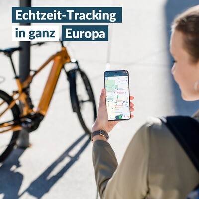 GPS System für E-Bikes, inkl. App-Nutzung und 12 Monate GPS-Datenflat, inkl. Montage und Ersteinrichtung