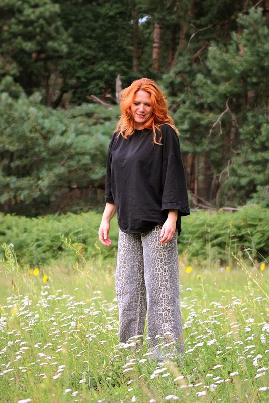 Oversized zwart shirt