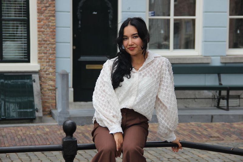 Beige blouse
