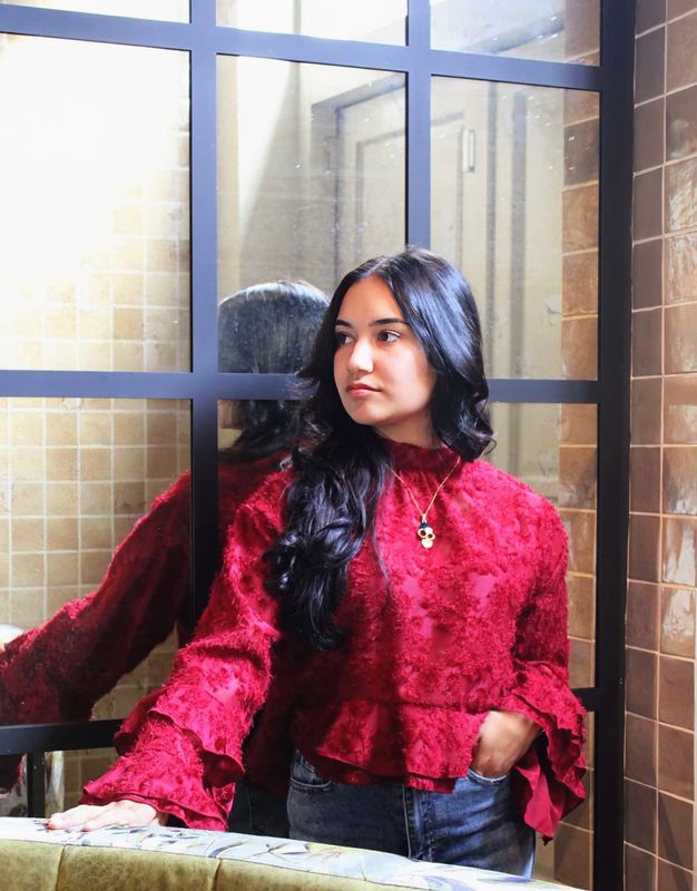 bordeaux blouse
